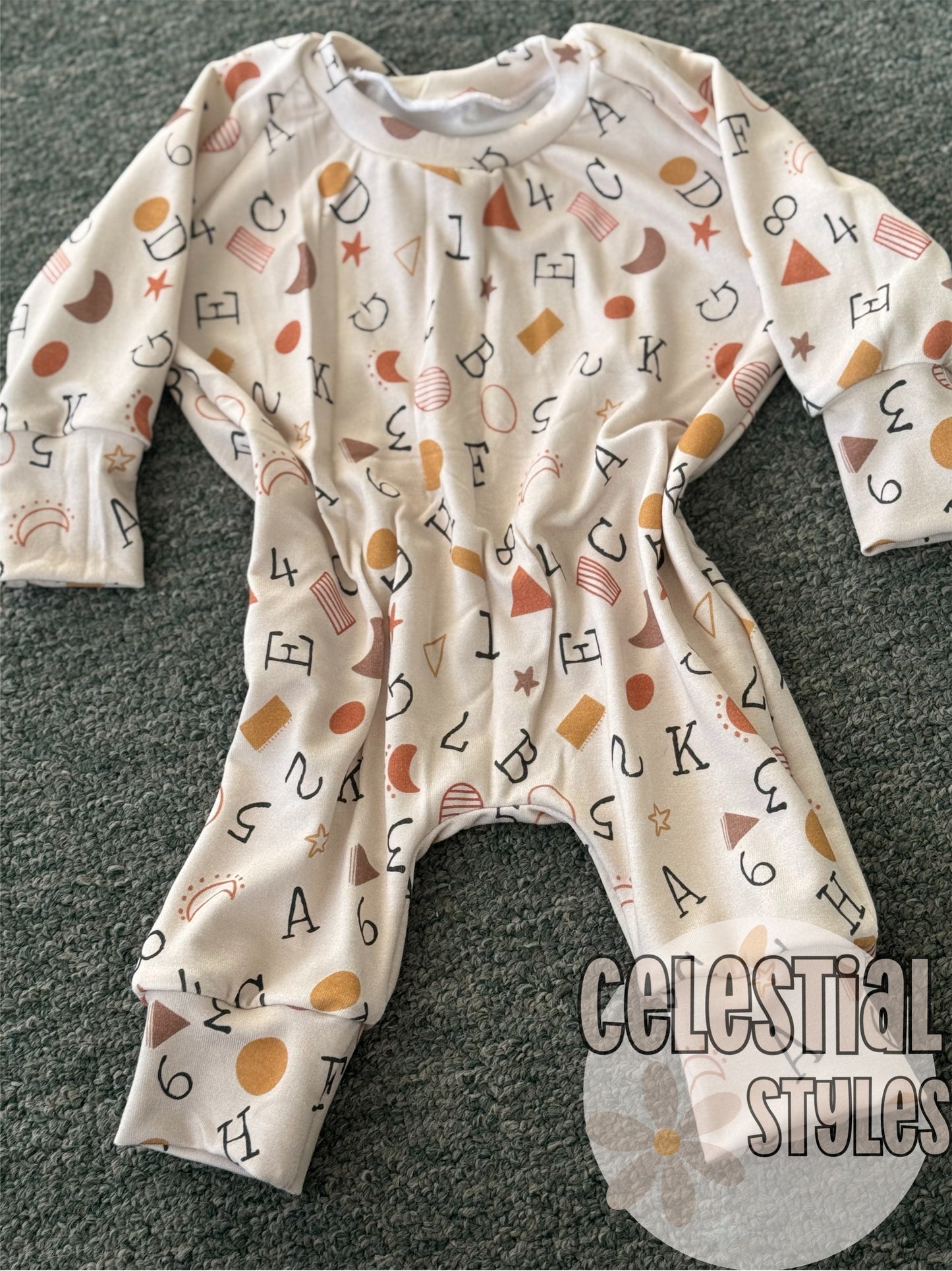 Newborn Bamboo Romper (no snaps)