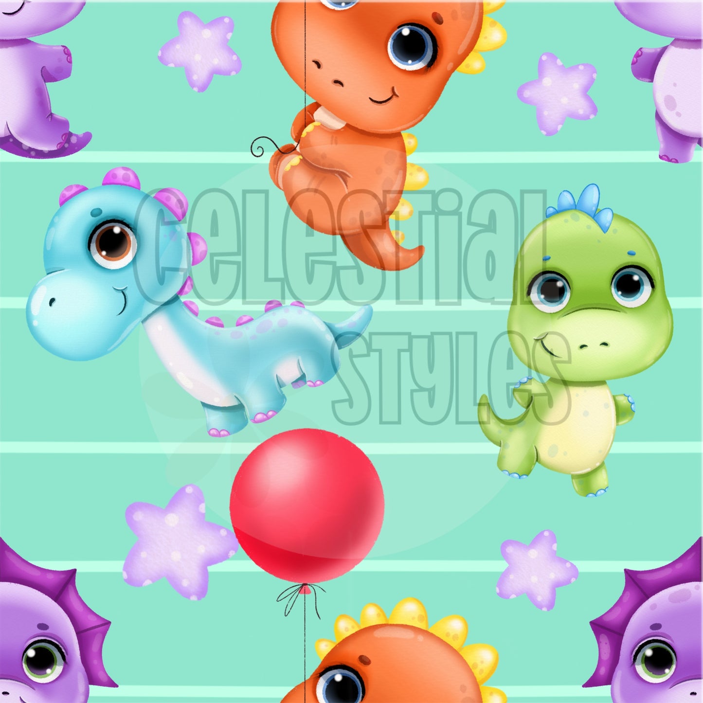 Dinosaurs (Pink or Green)